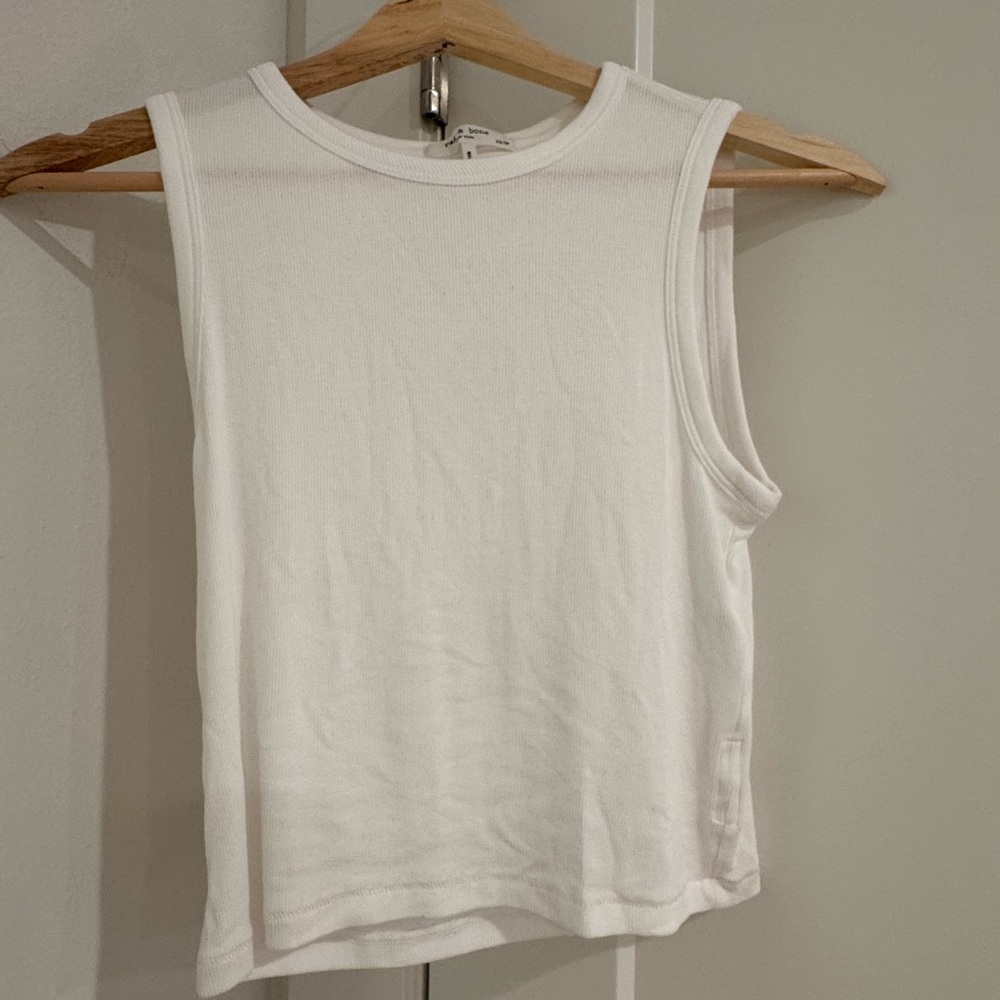 Rag & Bone-   Tank Top - Women - Size XS - White - Pre-Owned